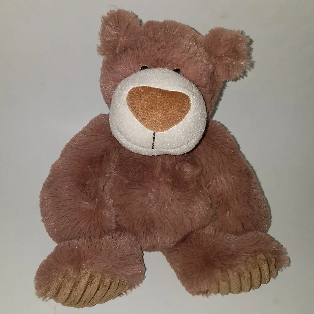 Aurora Brown Teddy Bear Stuffed Animal Toy 9.5